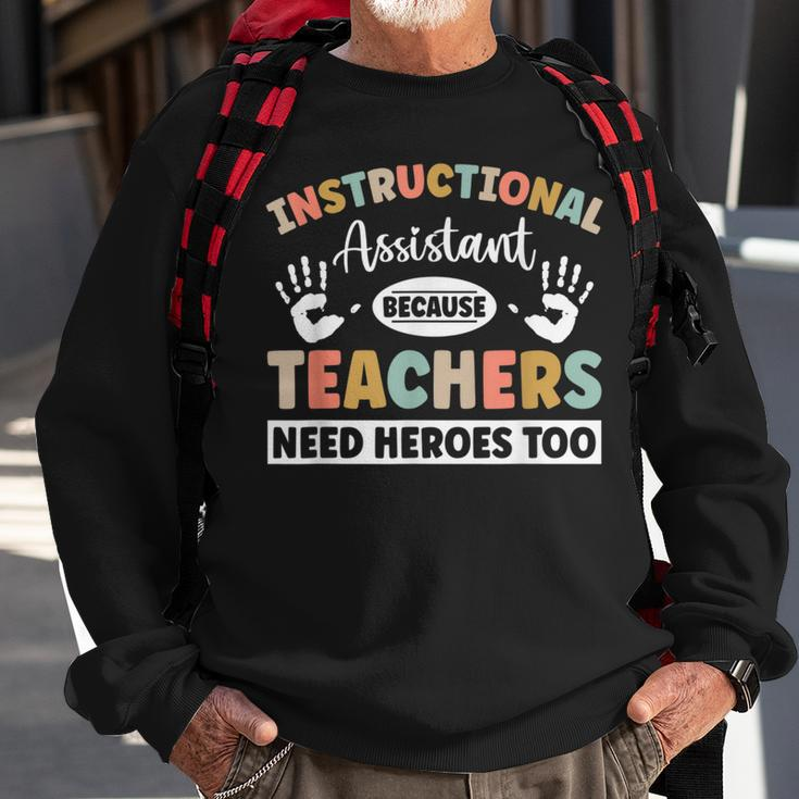 Instructional Coach Activity Instructional Assistant Sweatshirt Gifts for Old Men