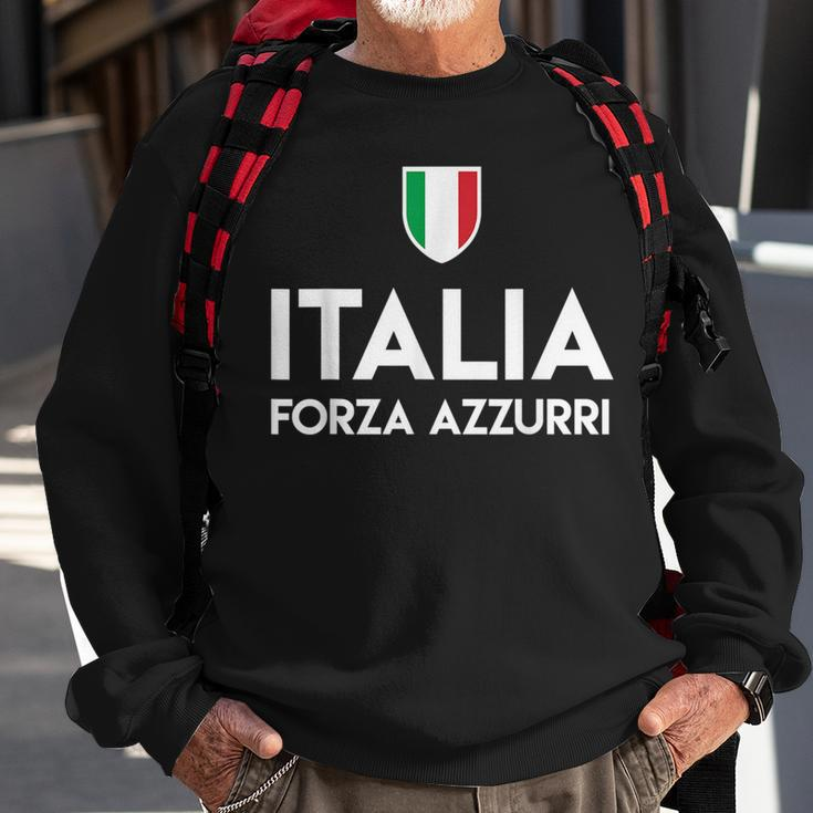 Italia Italian Jersey Forza Azzurri SportSweatshirt Gifts for Old Men