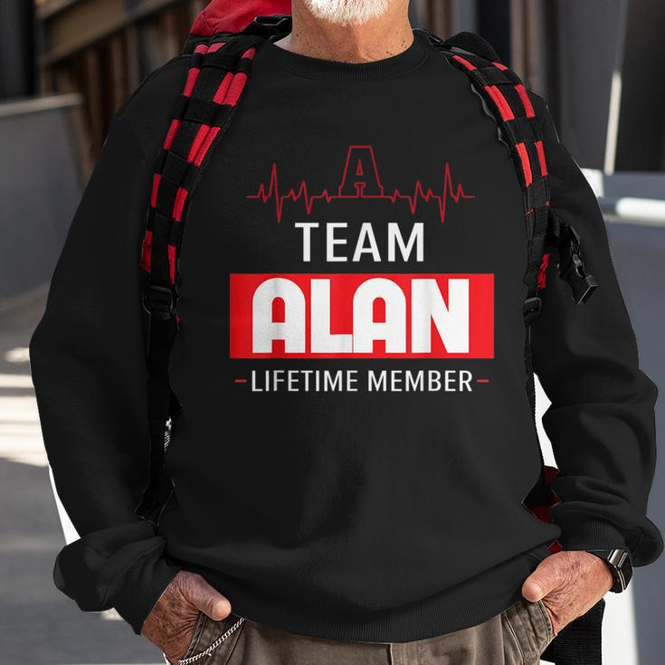 Its A Team Alan Lifetime Member Thing Family First Last Name Funny Last Name Designs Funny Gifts Sweatshirt Gifts for Old Men