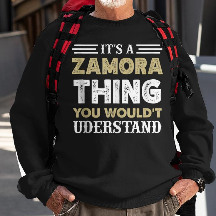 Its A Zamora Thing You Wouldnt Understand Matching Name Sweatshirt Gifts for Old Men