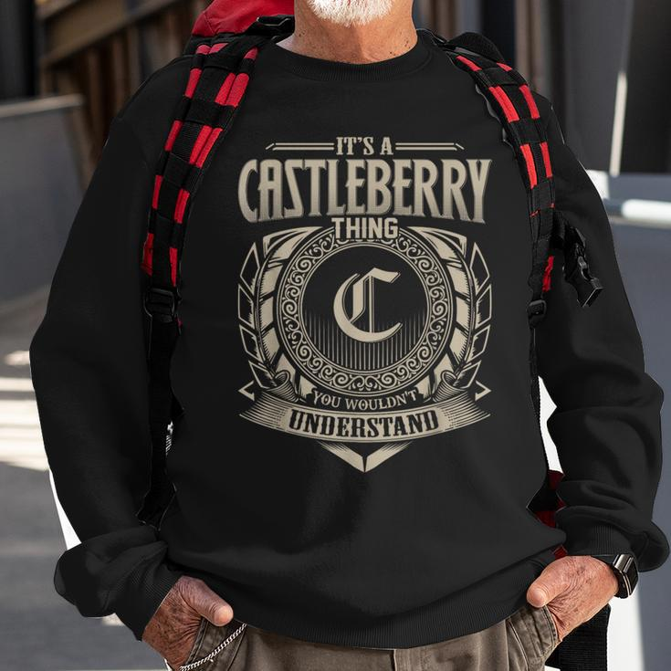 It's A Castleberry Thing You Wouldnt Understand Name Vintage Sweatshirt Gifts for Old Men