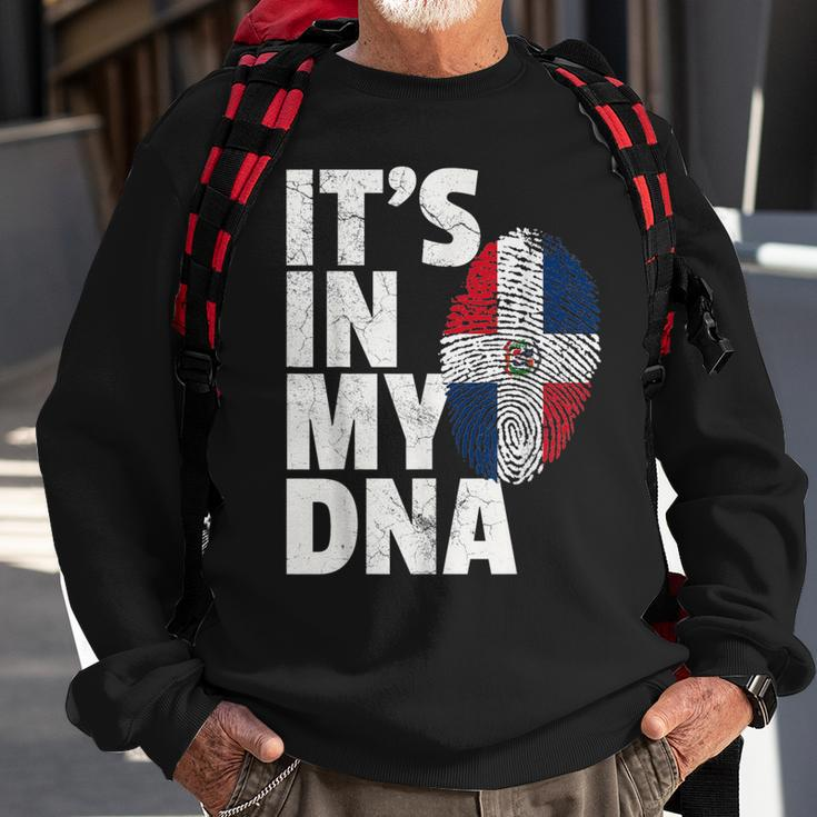 It's In My Dna Dominican Republic Flag Christmas Sweatshirt Gifts for Old Men