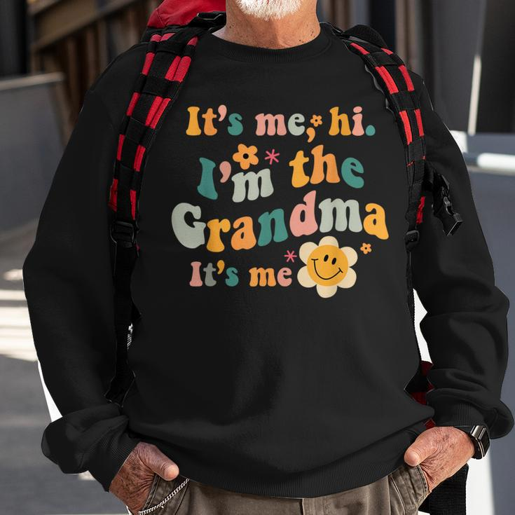 It's Me Hi I'm The Grandma It's Me Nana Mother's Day Sweatshirt Gifts for Old Men