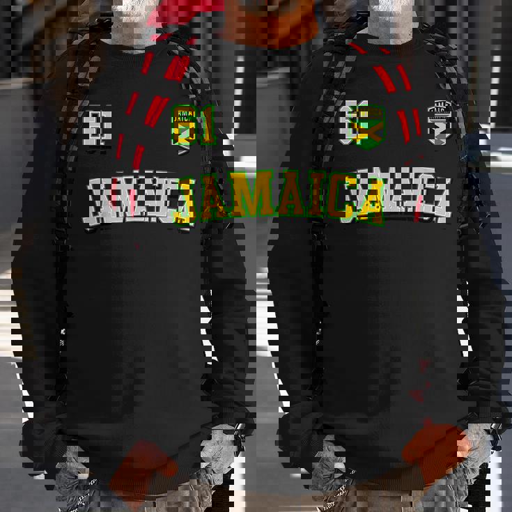 Jamaica 61 Independence Day 2023 Jamaican Flag Clothing Jamaican Flag Gifts Sweatshirt Gifts for Old Men