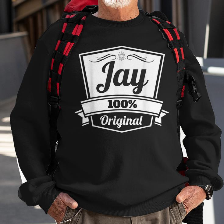Jay Jay Personalized Name Birthday Sweatshirt Gifts for Old Men
