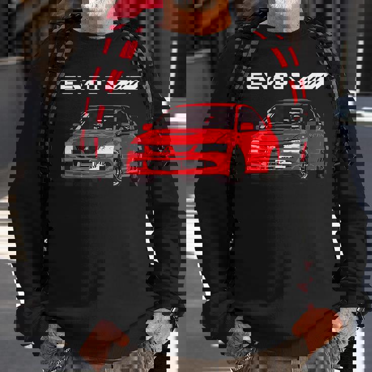 Jdm Car Evo Viii Red Sweatshirt Gifts for Old Men