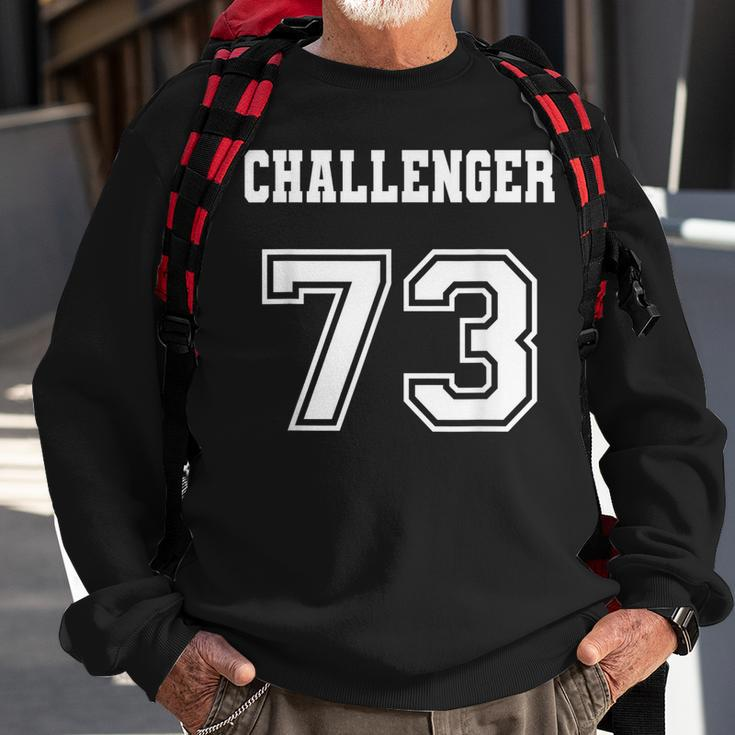 Jersey Style Challenger 73 1973 Old School Muscle Car Sweatshirt Gifts for Old Men