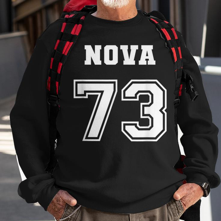 Jersey Style Nova 73 1973 Classic Old School Muscle Car Sweatshirt Gifts for Old Men