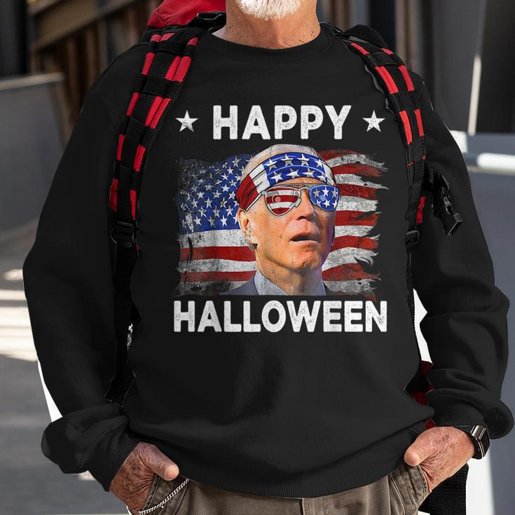 Joe Biden Happy Halloween Funny 4Th Of July Joe Biden Funny Halloween Funny Gifts Sweatshirt Gifts for Old Men