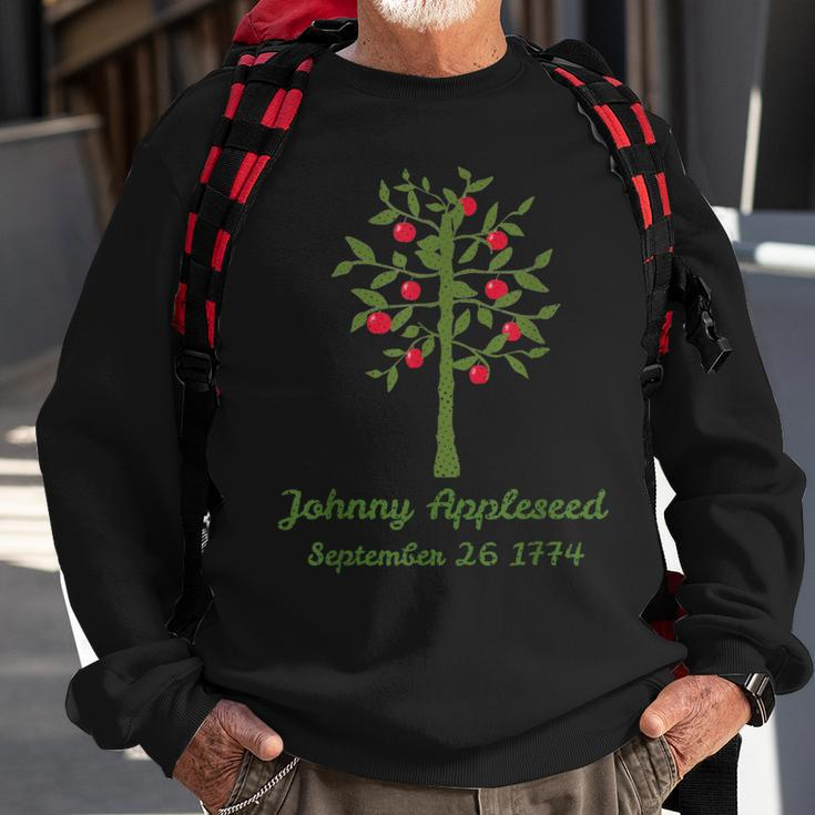 Johnny Appleseed Apple Orchard Farmer Nature Massachusetts Sweatshirt Gifts for Old Men