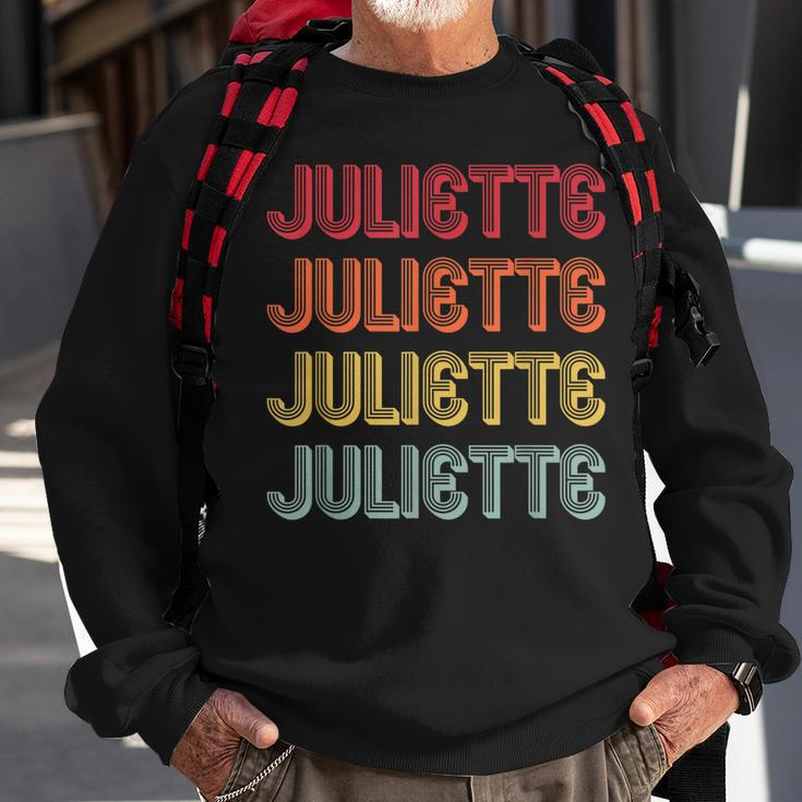 Juliette Gift Name Personalized Retro Vintage 90S Birthday Sweatshirt Gifts for Old Men