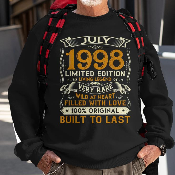 July 1998 22 Years Old 22Nd Birthday Gifts Sweatshirt Gifts for Old Men