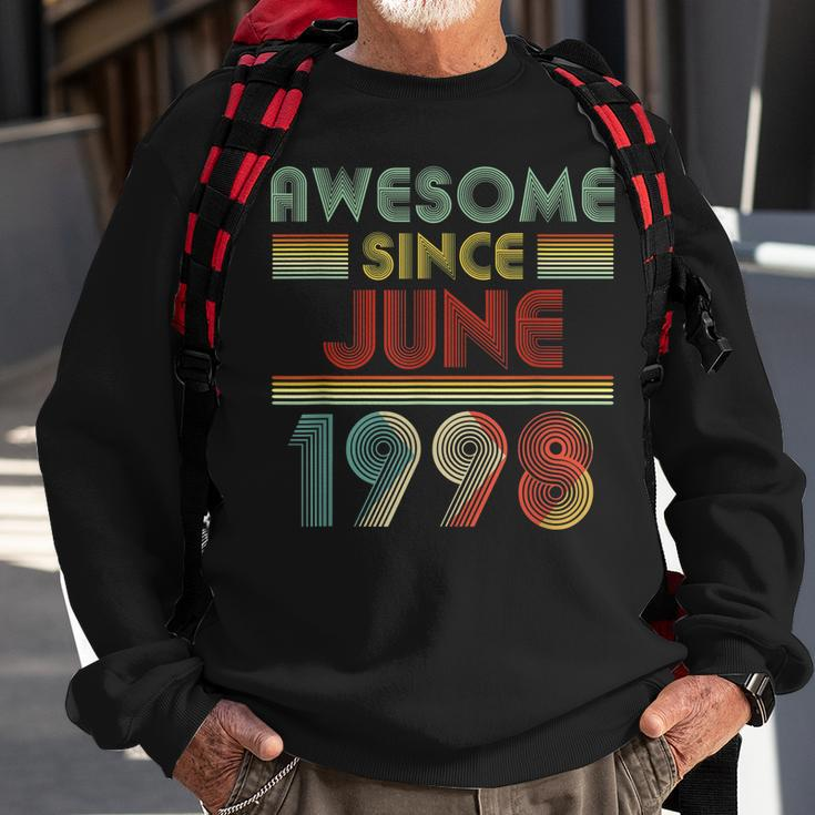 June 1998 21 Years Old 21St Birthday Decorations Sweatshirt Gifts for Old Men