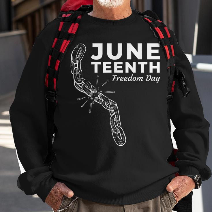 Junenth Celebrate Black Freedom 6-19-1865Sweatshirt Gifts for Old Men