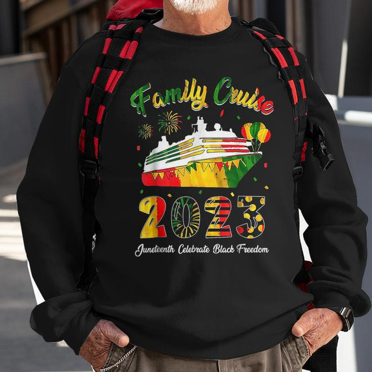 Junenth Family Cruise 2023 Summer Celebration Sweatshirt Gifts for Old Men