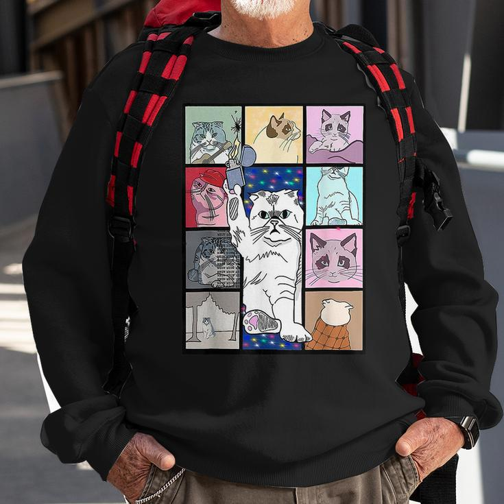 Karma Is A Cat Sweatshirt Gifts for Old Men
