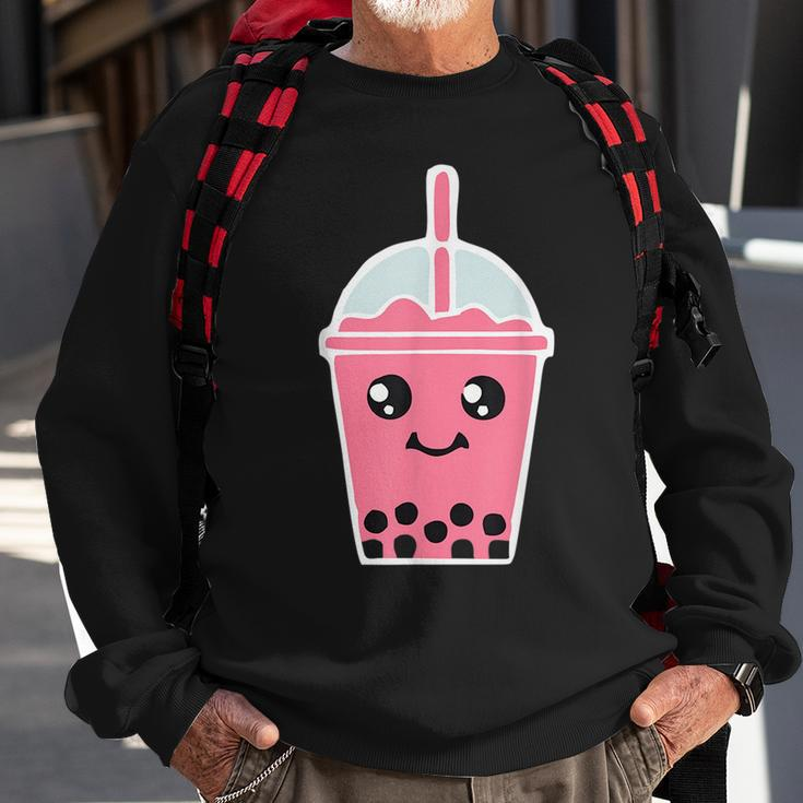 Kawaii Bubble Tea & Boba Milk Tea Lover Cute Anime Sweatshirt Gifts for Old Men