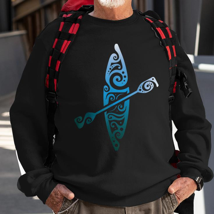 Kayaker Canoeing Paddling Boat Lover Kayak Water Sport Sweatshirt Gifts for Old Men