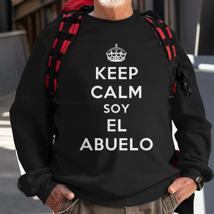 Keep Calm Soy El Abuelo Sweatshirt Gifts for Old Men
