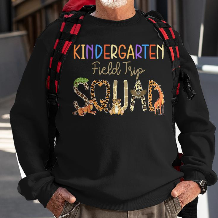Kindergarten Students School Zoo Field-Trip Squad Matching Sweatshirt Gifts for Old Men