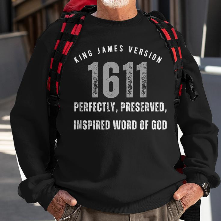 King James Version Kjv 1611 Sweatshirt Gifts for Old Men