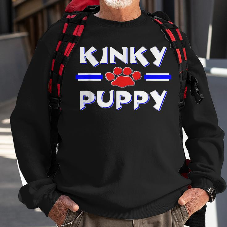 Kinky Gay Puppy Play | Human Pup Bdsm Fetish Sweatshirt Gifts for Old Men