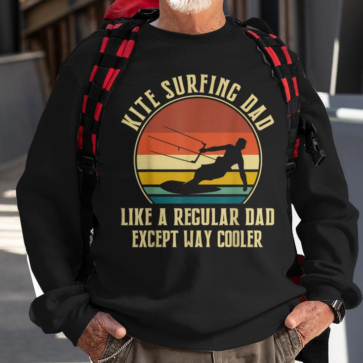 Kitesurfing Dad Like A Regular Dad Except Way Cooler Sweatshirt Gifts for Old Men