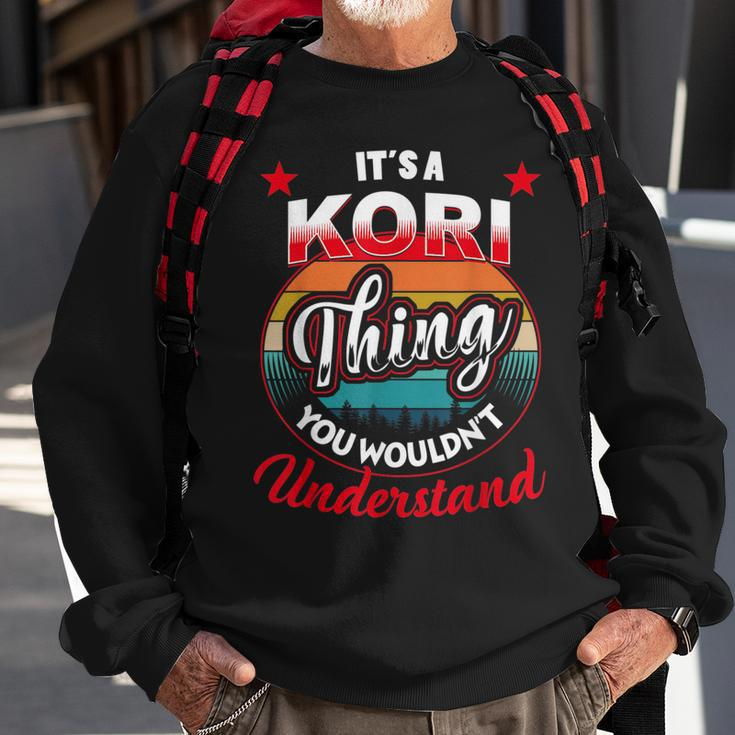 Kori Retro Name Its A Kori Thing Sweatshirt Gifts for Old Men