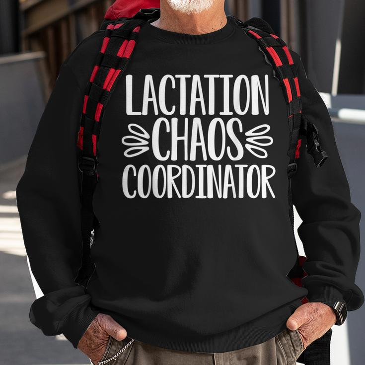 Lactation Chaos Coordinator Lactation Consultant Sweatshirt Gifts for Old Men