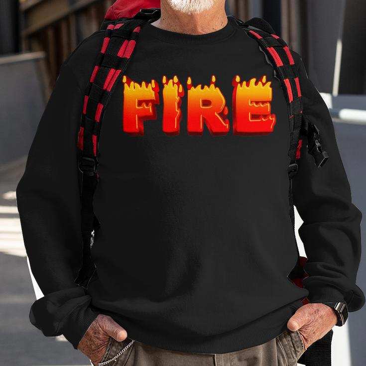 Last Minute Family Couples Halloween Fire And Ice Costumes Sweatshirt Gifts for Old Men