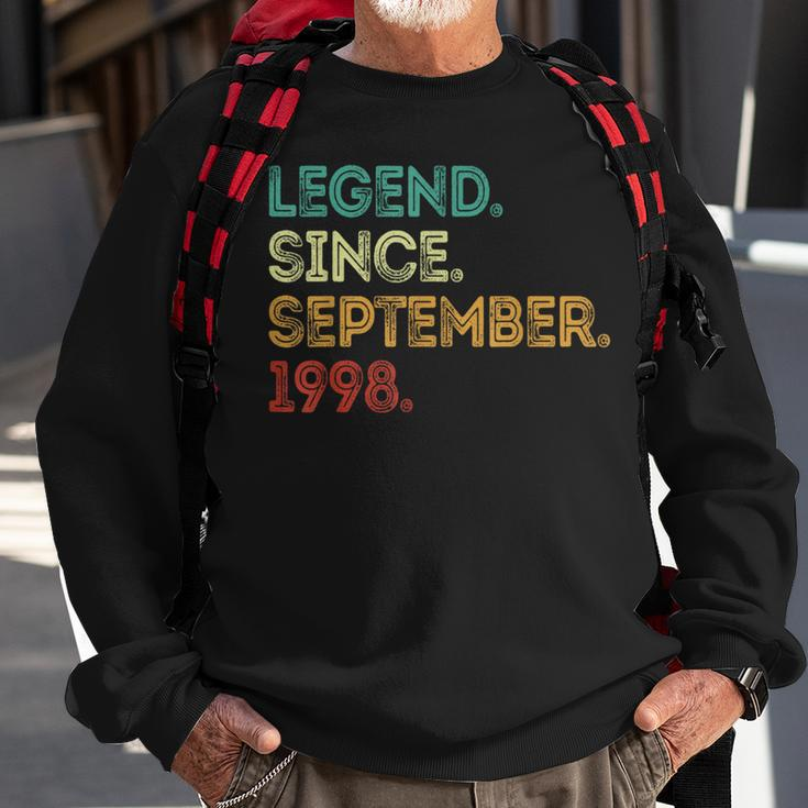 Legend Since September 1998 25Th Birthday 25 Years Old Sweatshirt Gifts for Old Men