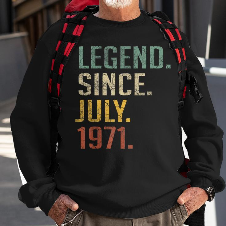 Legend Since July 1971 49Th Birthday Gift 49 Year Old Sweatshirt Gifts for Old Men