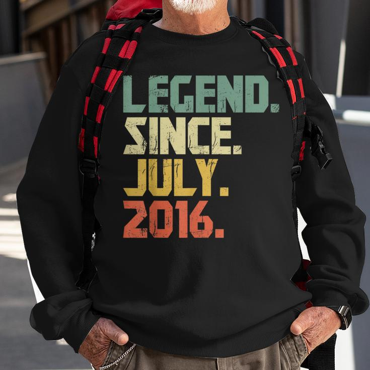 Legend Since July 2016 Gift Born In 2016 Gift Sweatshirt Gifts for Old Men