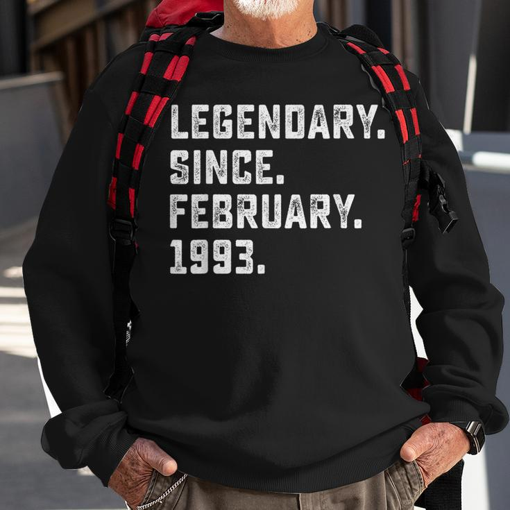 Legendary Since February 1993 25Th Years Old Birthday Sweatshirt Gifts for Old Men