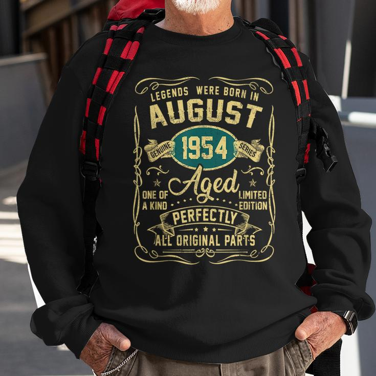 Legends Were Born In August 1954 69Th Bday 69 Year Old Sweatshirt Gifts for Old Men