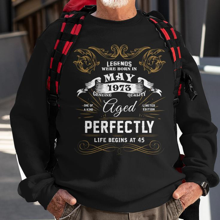 Legends Were Born In May 1973 Sweatshirt Gifts for Old Men