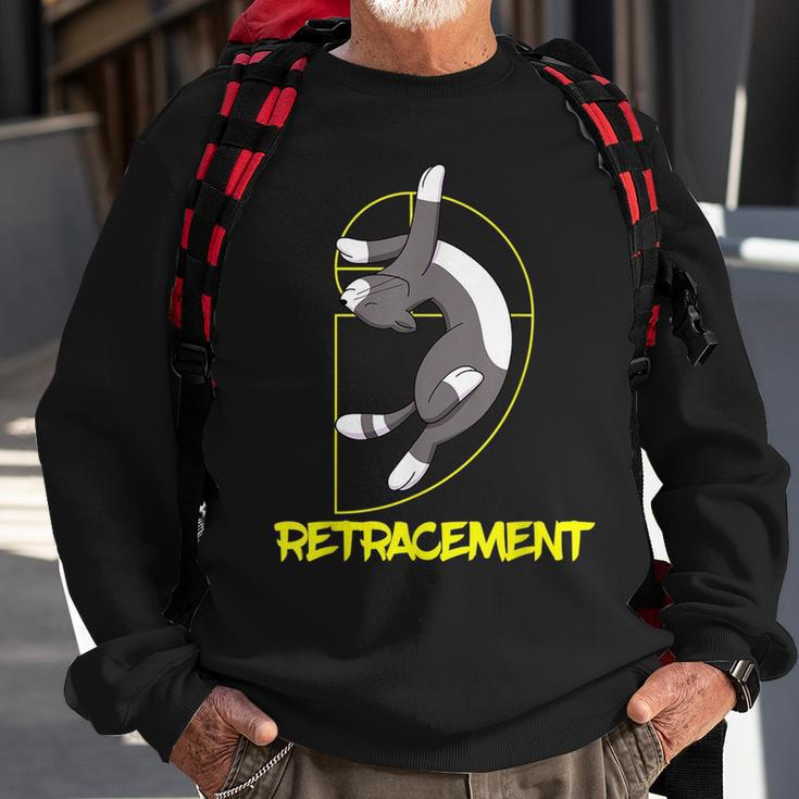 Leonardo Fibonacci Italian Mathematician Cat Spiral Sweatshirt Gifts for Old Men