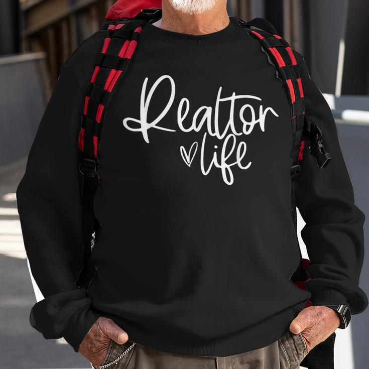 Leopard Love Real Estate Life Realtor Life House Investment Sweatshirt Gifts for Old Men