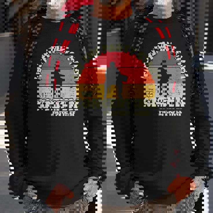 Let The Party Start The Concertina Player Is Here Concertina Sweatshirt Gifts for Old Men