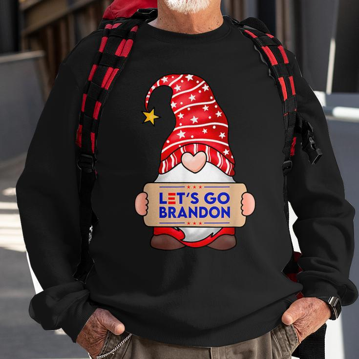 Let’S Go Braden Brandon Gnome Christmas Ugly Sweater Sweatshirt Gifts for Old Men