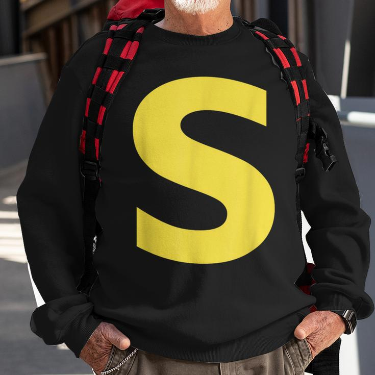 Letter S Chipmunk Group Matching Halloween Costume Sweatshirt Gifts for Old Men