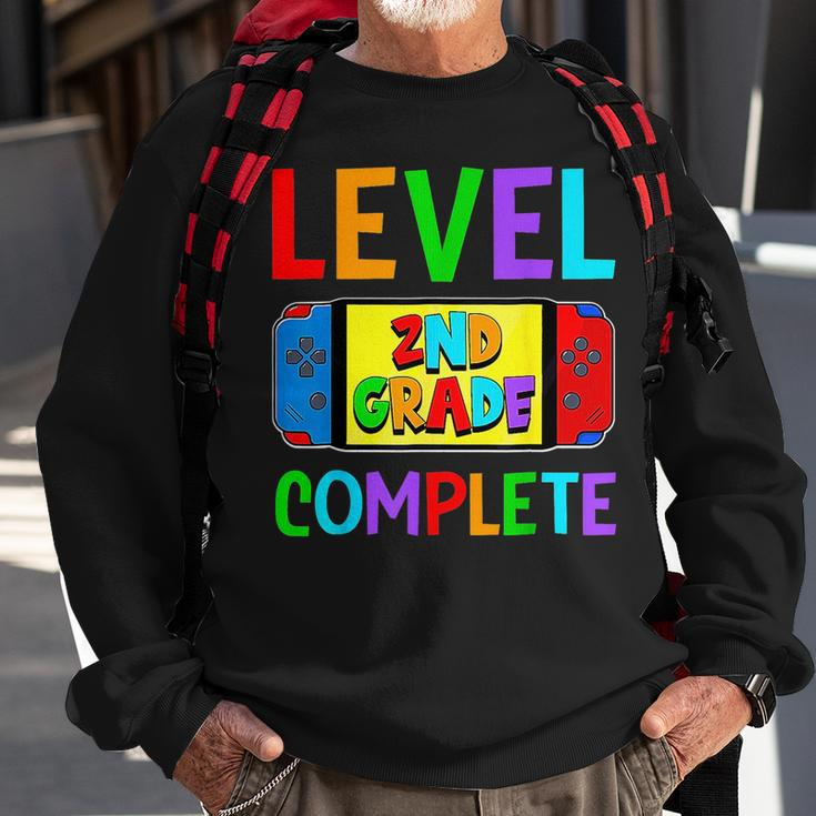 Level Complete 2Nd Grade Video Game Boys Last Day Of School Sweatshirt Gifts for Old Men