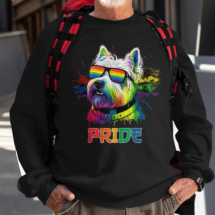 Lgbt Lesbian Gay Pride Westie Dog Sweatshirt Gifts for Old Men