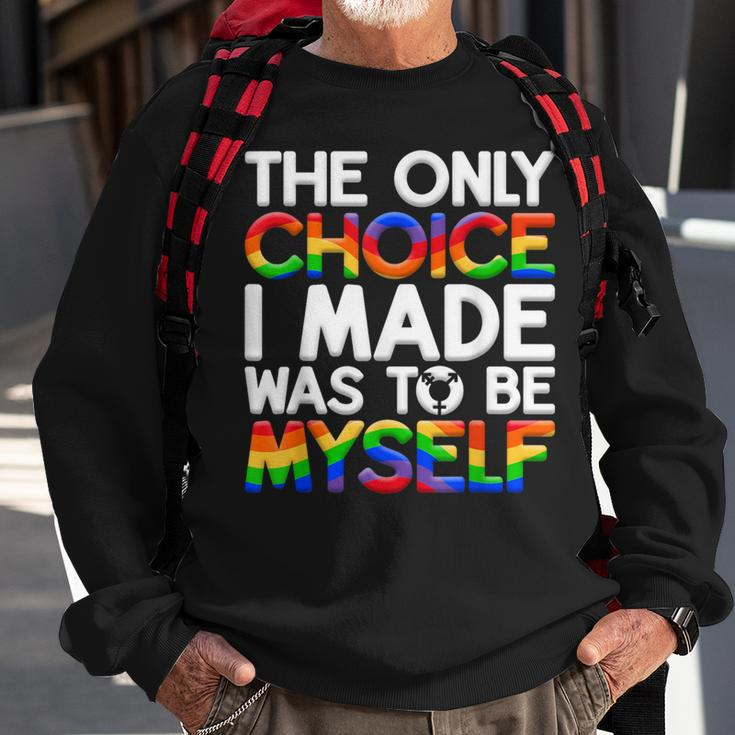Lgbt Pride Equality Pride Lgbtq Non Binary Sweatshirt Gifts for Old Men
