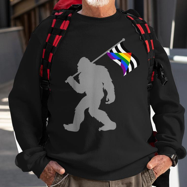Lgbtq Straight Alliance Pride Flag On Straight Gay Ally Sweatshirt Gifts for Old Men
