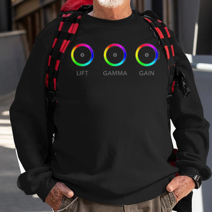 Lift Gamma Gain ColoristSweatshirt Gifts for Old Men