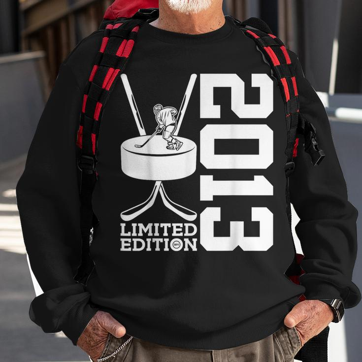 Limited Edition 2013 Ice Hockey 10Th Birthday Sweatshirt Gifts for Old Men