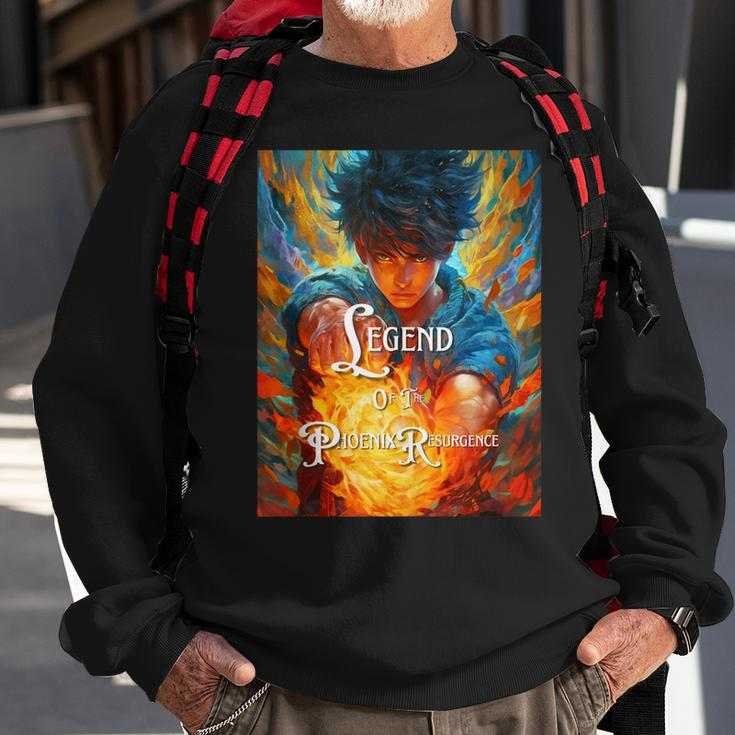 Litrpg Adventure Legend Of The Phoenix Resurgence Sweatshirt Gifts for Old Men