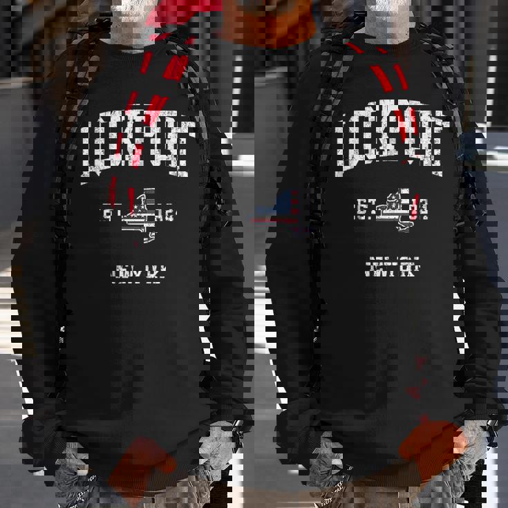 Lockport New York Ny Vintage American Flag Sports Sweatshirt Gifts for Old Men Lockport New York Ny Vintage American Flag Sports Sweatshirt Gifts for Old Men