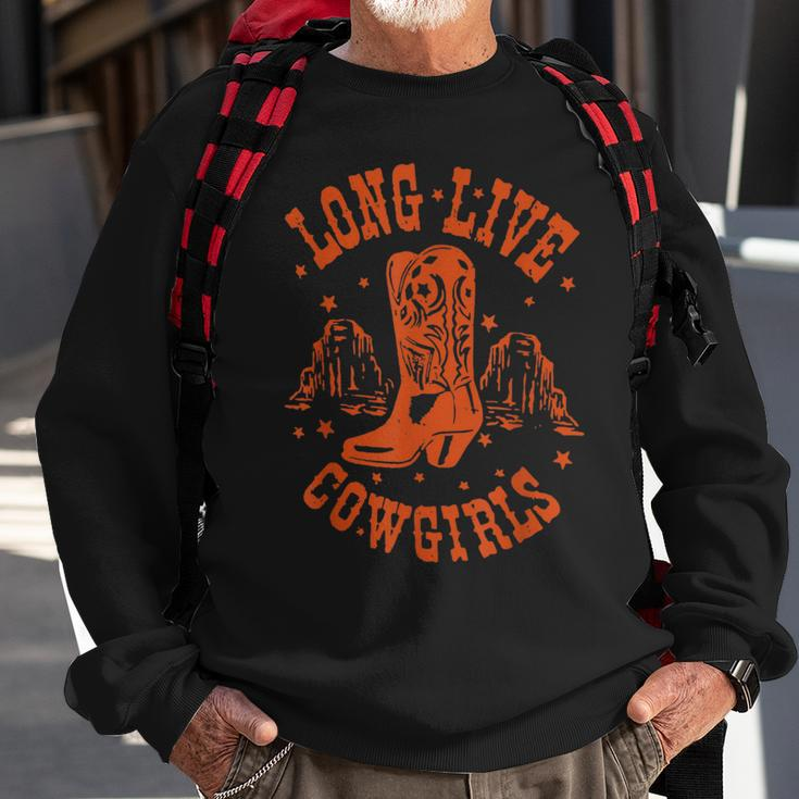 Long Live Howdy Rodeo Western Country Southern Cowgirls Sweatshirt Gifts for Old Men